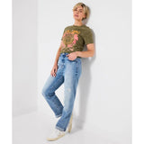 Joe Browns Dreamer Acid Wash T-Shirt - Green