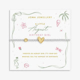 Joma Jewellery Birth Month A Little 'August' Bracelet in Silver and Gold Plating