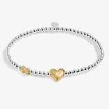 Joma Jewellery Birth Month A Little 'September' Bracelet in Silver and Gold Plating