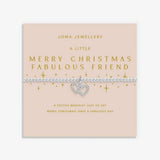 Joma Jewellery Christmas A Little 'Merry Christmas Fabulous Friend' Bracelet