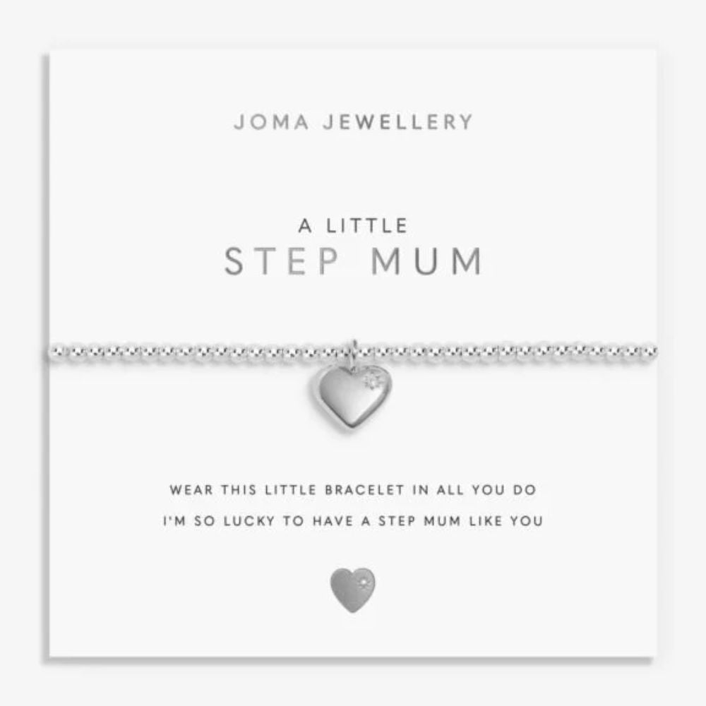 Joma Jewllery A Little 'Step Mum' Bracelet - Silver Plated