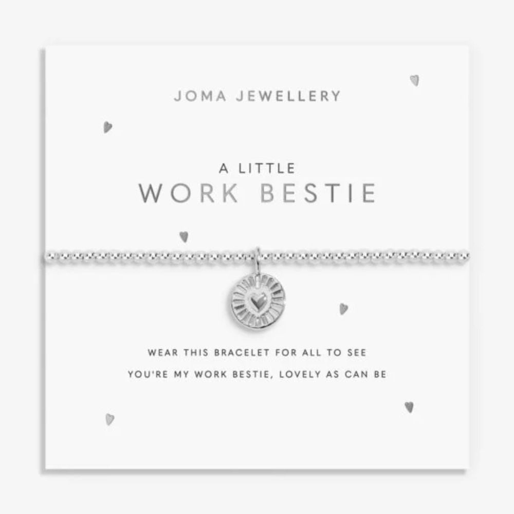 Joma Jewllery A Little 'Work Bestie' Bracelet - Silver Plated