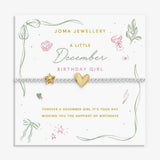 Joma Jewllery Birth Month A Little 'December' Bracelet in Silver and Gold Plating
