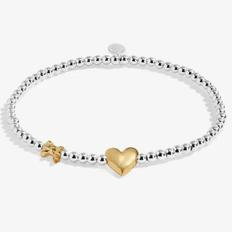 Joma Jewllery Birth Month A Little 'January' Bracelet in Silver and Gold Plating
