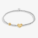 Joma Jewllery Birth Month A Little 'March' Bracelet in Silver and Gold Plating