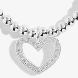 Joma Jewllery Bridal From The Heart Gift Box ' Maid Of Honour ' Bracelet - Silver Plated