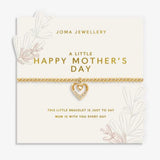 Joma Jewllery Mother's Day A Little 'Happy Mother's Day' Bracelet - Gold Plated