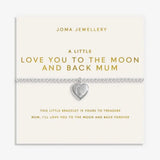 Joma Jewllery Mother's Day A Little 'Love You To The Moon And Back' Bracelet - Silver Plated