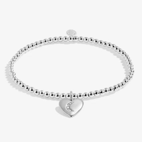 Joma Jewllery Mother's Day A Little 'Love You To The Moon And Back' Bracelet - Silver Plated