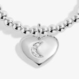 Joma Jewllery Mother's Day A Little 'Love You To The Moon And Back' Bracelet - Silver Plated
