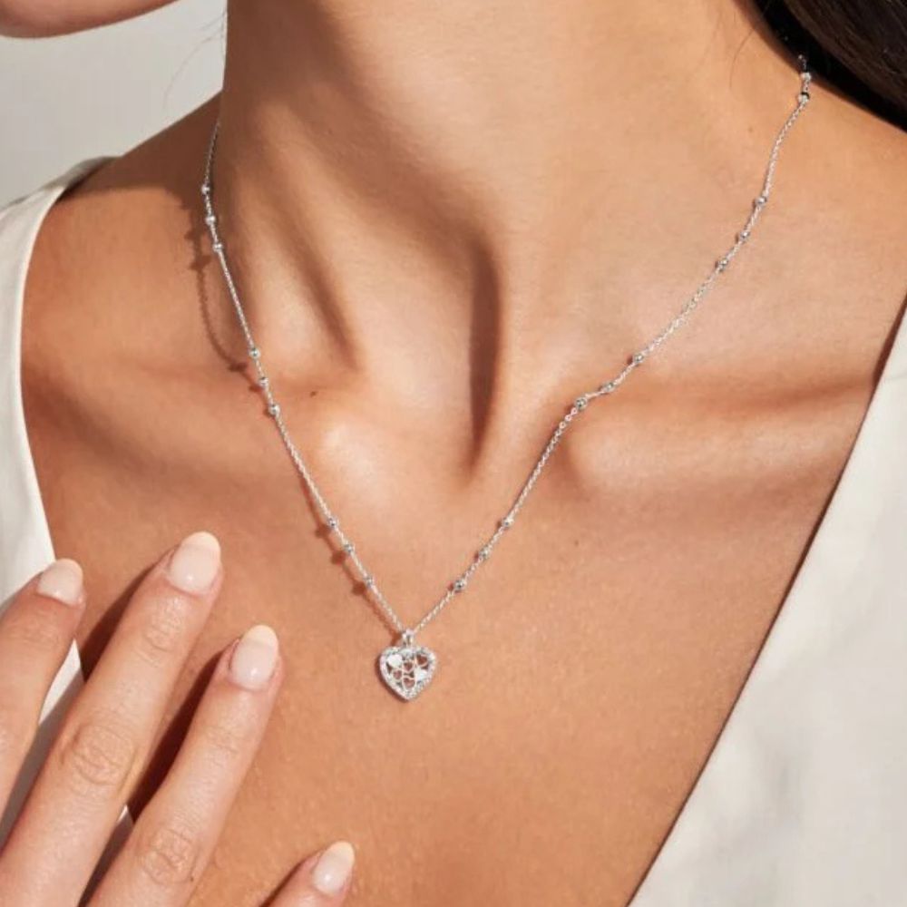 Joma Jewllery Mother's Day Necklace A Little 'Just For You Mum' Necklace - Silver Plated