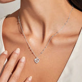 Joma Jewllery Mother's Day Necklace A Little 'Just For You Mum' Necklace - Silver Plated