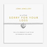 Joma Jewllery Remembrance A Little 'Sorry For Your Loss' Bracelet - Silver Plating