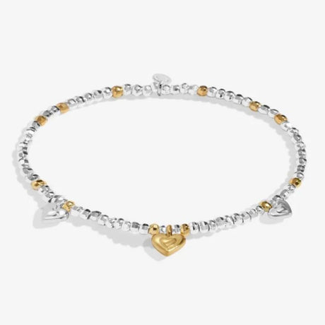Joma Jewllery Sparkle Confetti A Little 'Beautiful Bride' Bracelet - Silver & Gold Plated