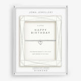 Joma Jewellery Lab Grown Diamond Happy Birthday Bracelet