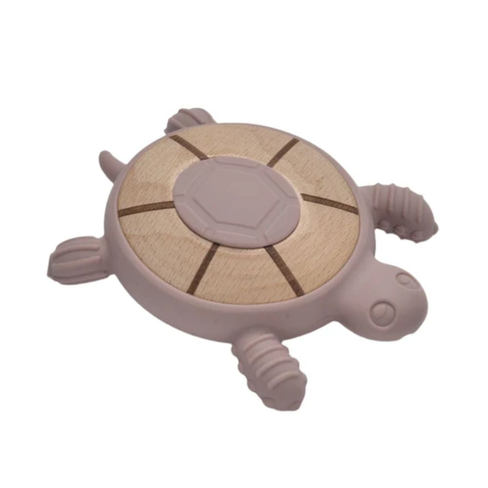 Jumini Turtle Teether - Pink Haze