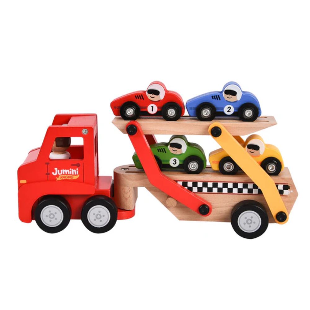 Jumini Wooden Car Transporter