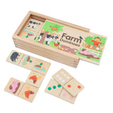 Jumini Wooden Farm Dominoes