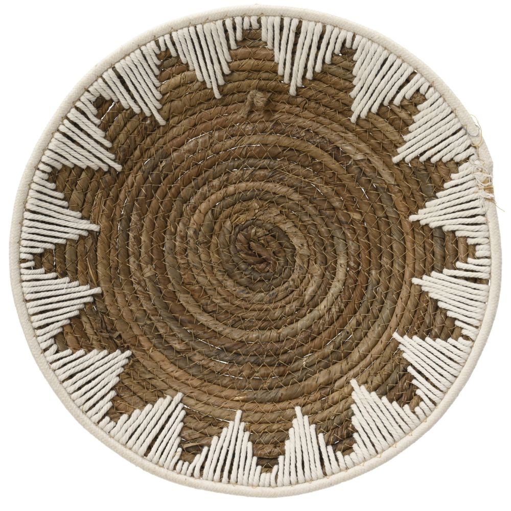 Decoris 35cm Polyester Round Wall Hanging Decoration