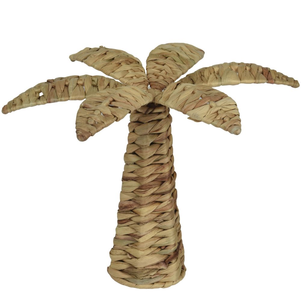 Decoris 35cm Woven Waterhyacint Palm Tree