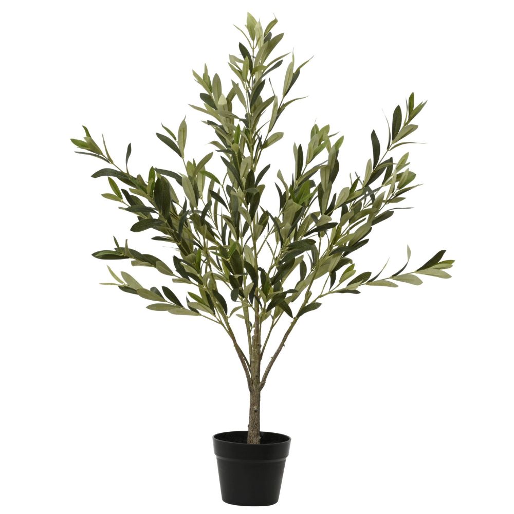 Kaemingk Artificial Polyester Olive Tree in Plastic Pot