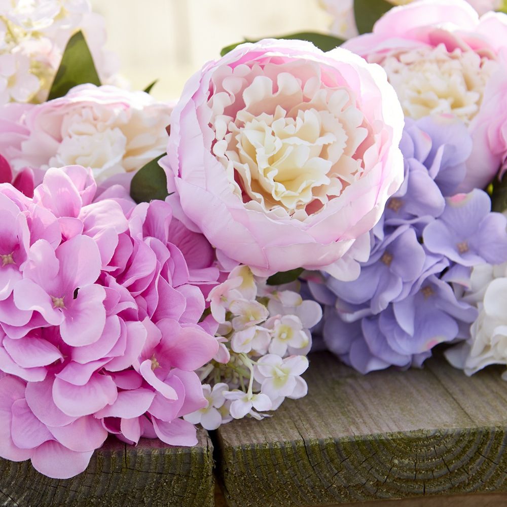 Kaemingk Artificial Polyester Peony Stem - Pink
