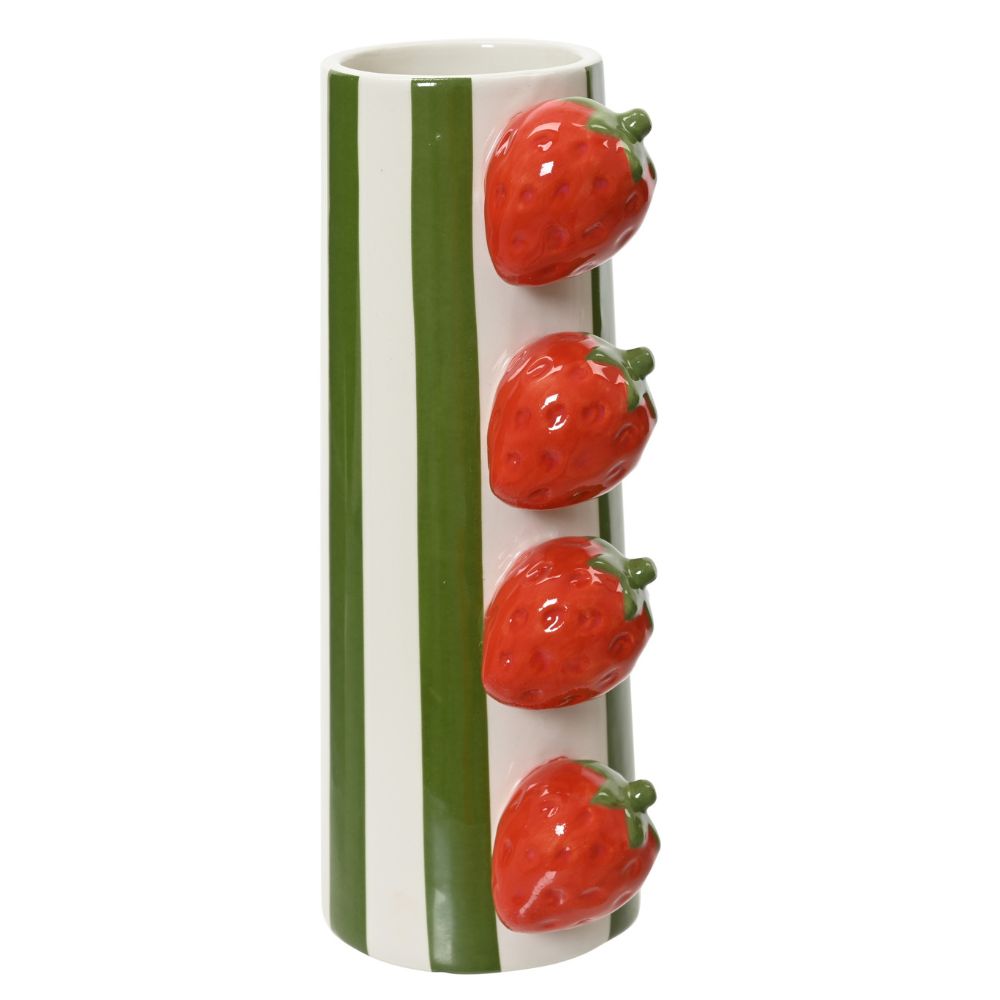 Decoris Strawberry Dolomite Glaze Vase