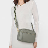 Katie Loxton 23cm Graphite Green Hallie Crossbody Bag