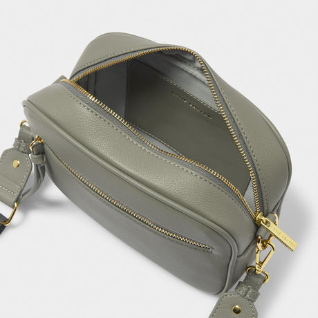 Katie Loxton 23cm Graphite Green Hallie Crossbody Bag