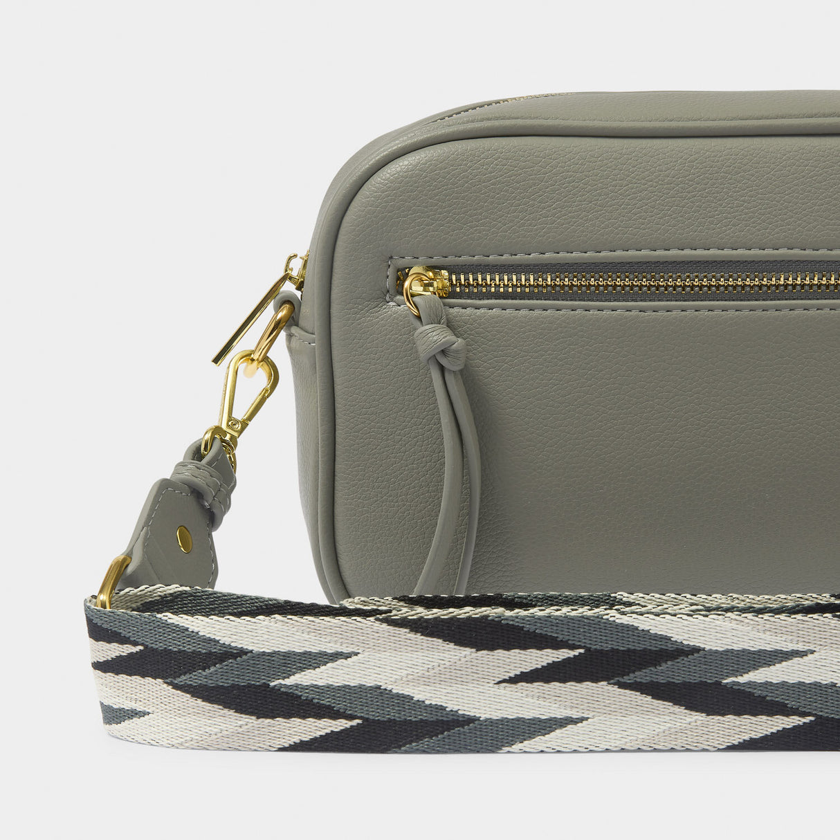 Katie Loxton 23cm Graphite Green Hallie Crossbody Bag