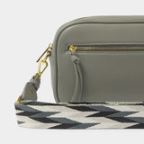 Katie Loxton 23cm Graphite Green Hallie Crossbody Bag