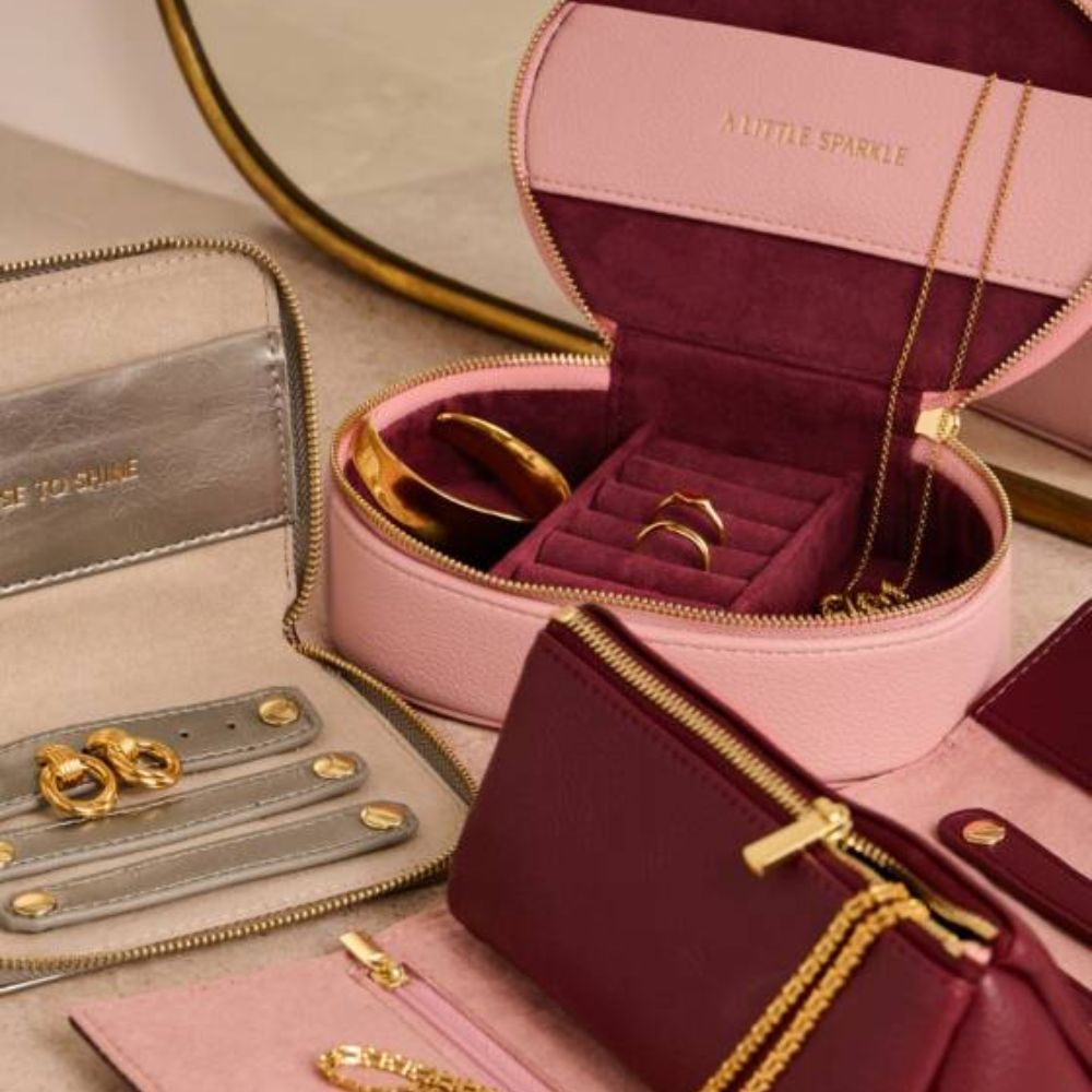 Katie Loxton A Little Sparkle Rose Oval Jewellery Box