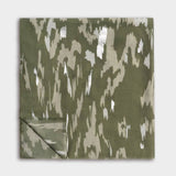 Katie Loxton Animal Printed Foil Scarf - Olive/Sand