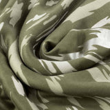 Katie Loxton Animal Printed Foil Scarf - Olive/Sand
