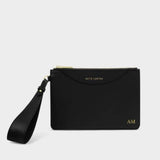 Katie Loxton Black Alba Wristlet Pouch