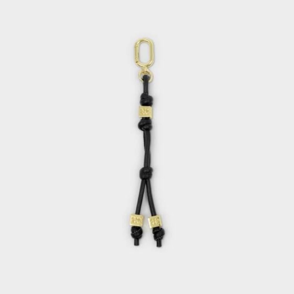 Katie Loxton Black Gia Bag Charm Keyring
