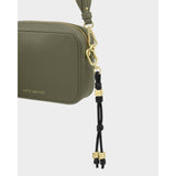 Katie Loxton Black Gia Bag Charm Keyring