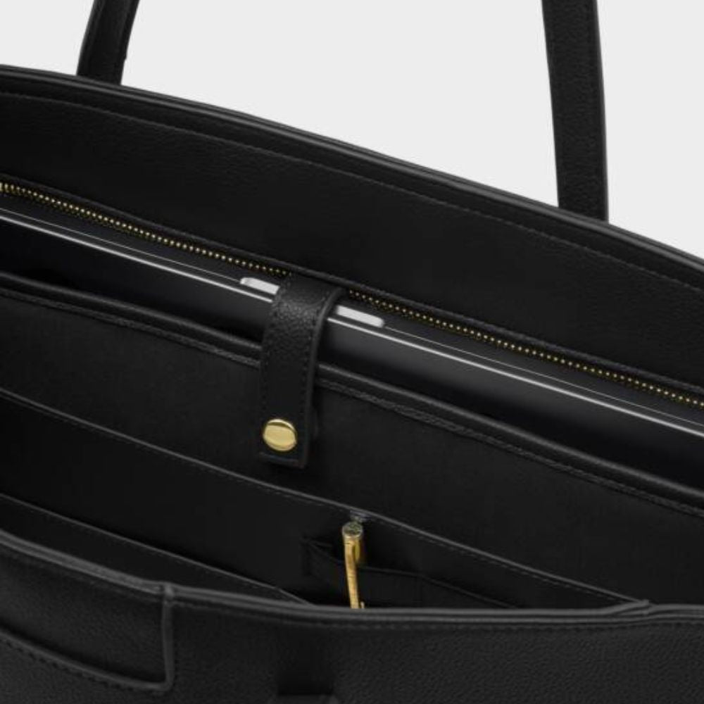 Katie Loxton Black Harlyn Work Tote Bag