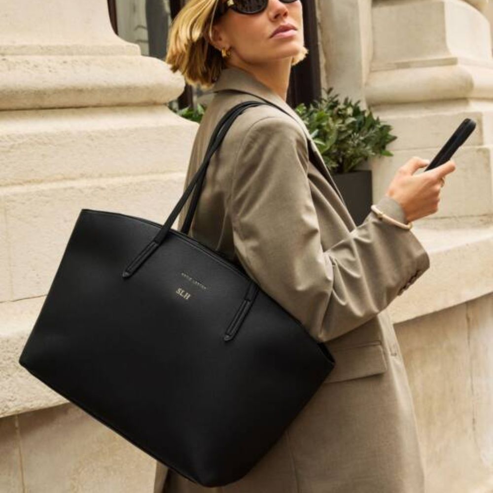 Katie Loxton Black Harlyn Work Tote Bag