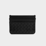 Katie Loxton Black Nova Woven Texture Card Holder