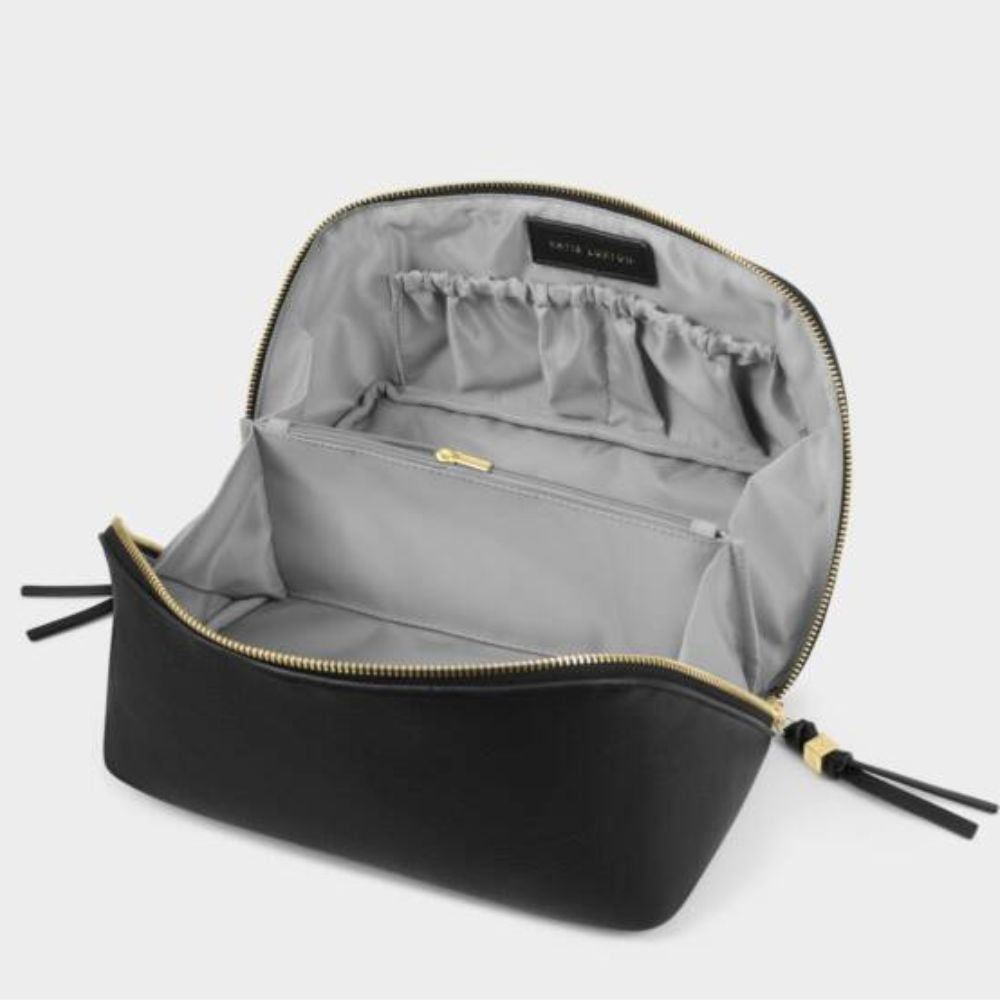 Katie Loxton Black Soho Large Makeup & Wash Bag