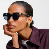 Katie Loxton Black Sydney Cat-Eye Sunglasses