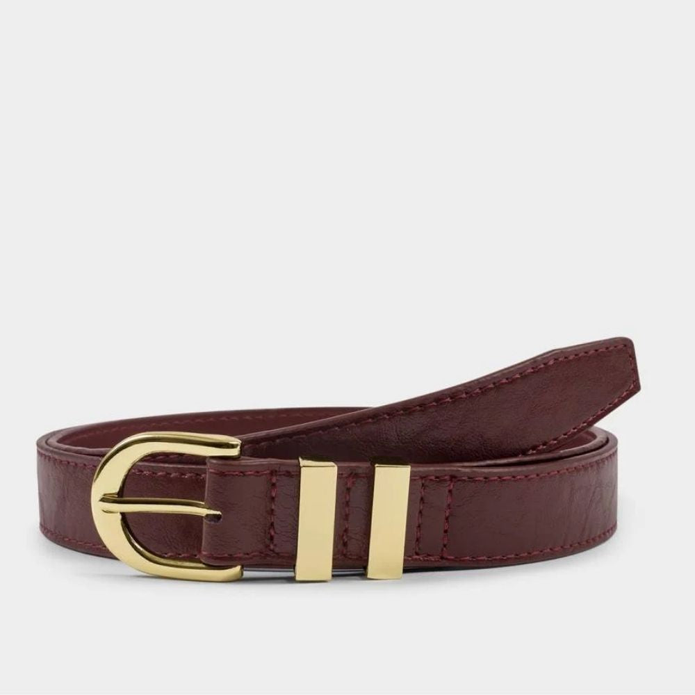 Katie Loxton Buckle Belt - Cherry