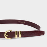 Katie Loxton Buckle Belt - Cherry