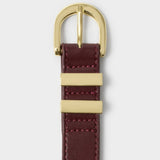 Katie Loxton Buckle Belt - Cherry