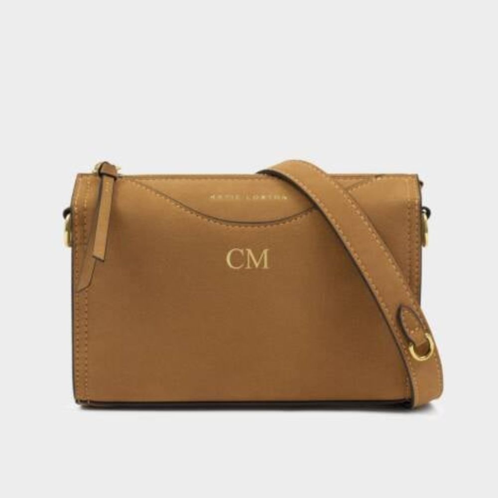 Katie Loxton Caramel Alba Suedette Crossbody Bag