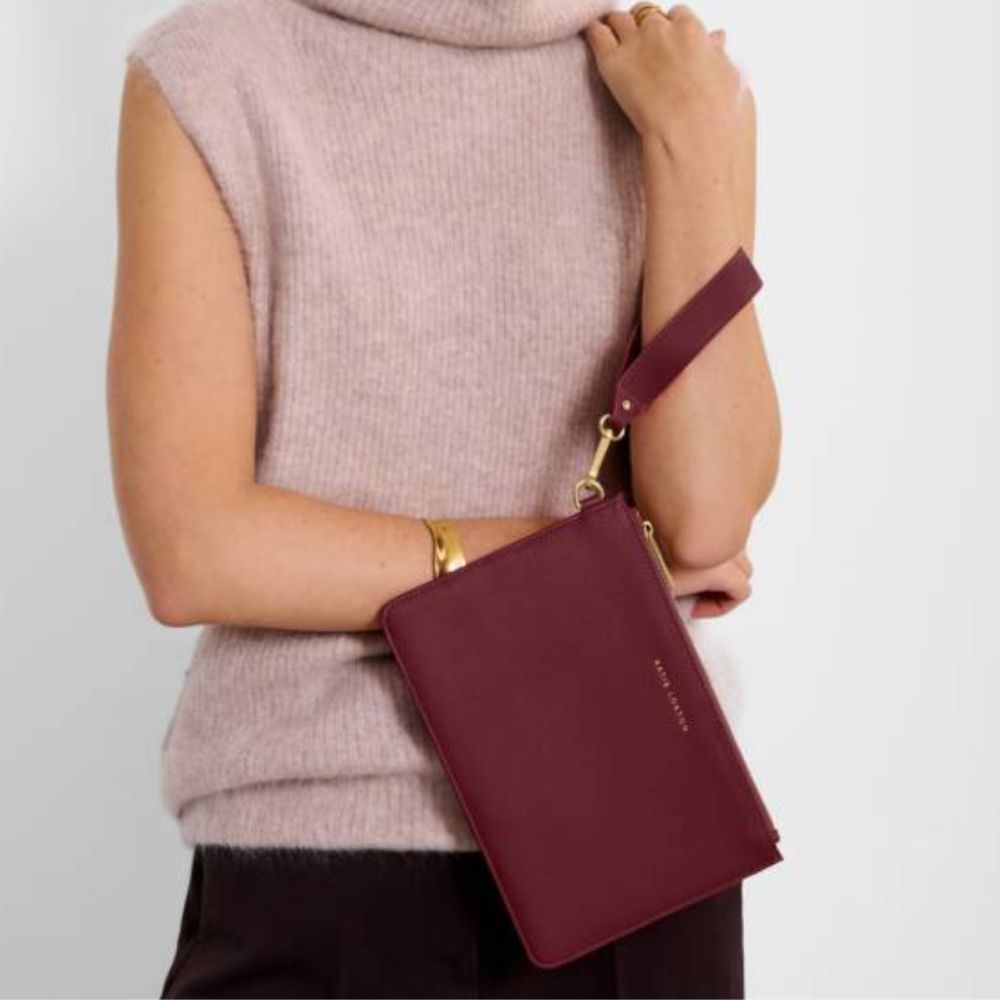 Katie Loxton Cherry Hallie Wristlet Pouch