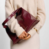 Katie Loxton Cherry Laila Patent Crackle Shoulder Bag