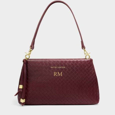 Katie Loxton Cherry Nova Woven Texture Clutch