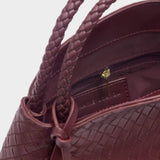 Katie Loxton Cherry Nova Woven Texture Top Handle Bag